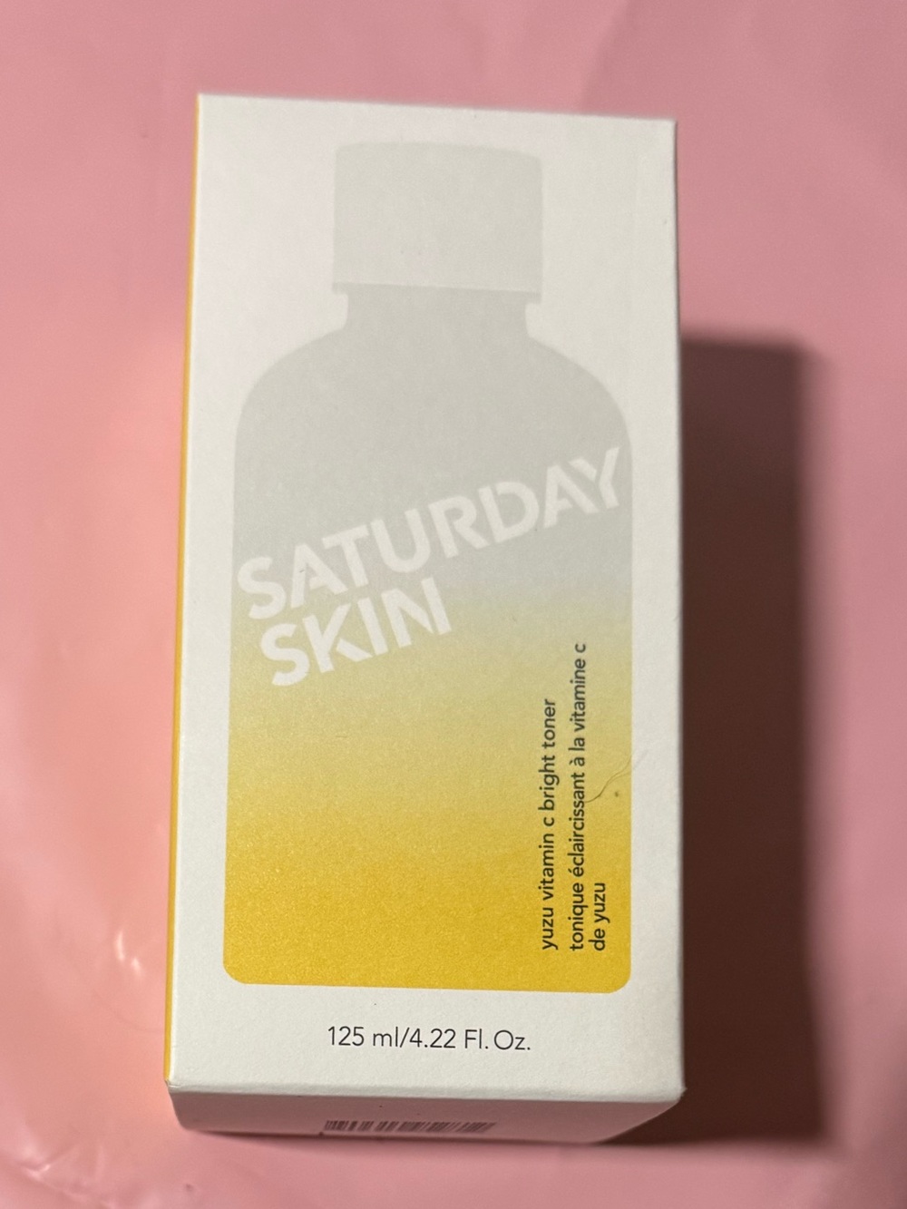 Saturday Skin Yuzu Vitamin C Brightening Toner - Yellow